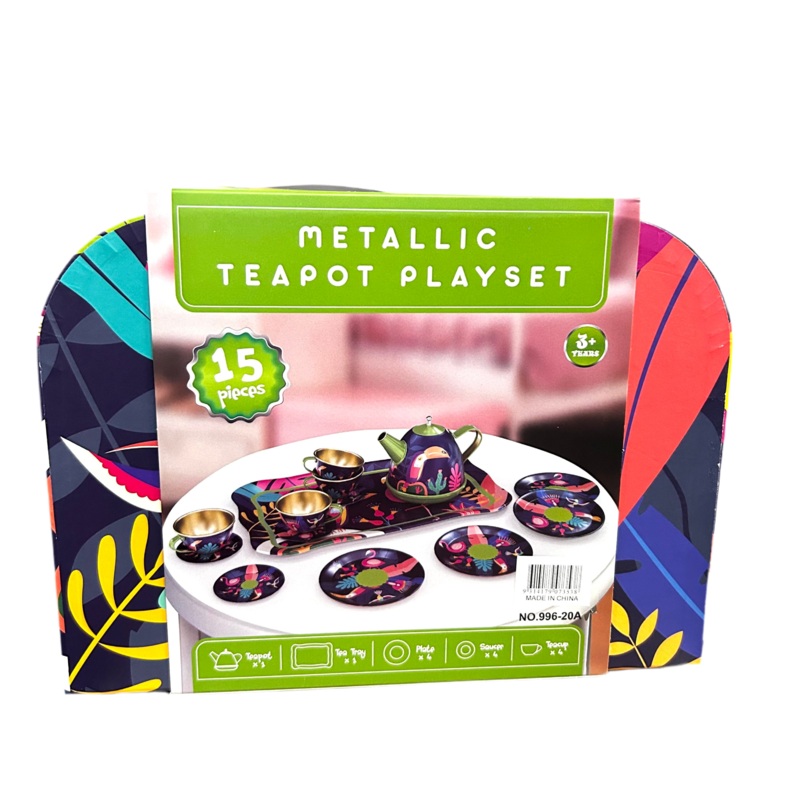 EXOTIC BIRD TEA SET IN CASE