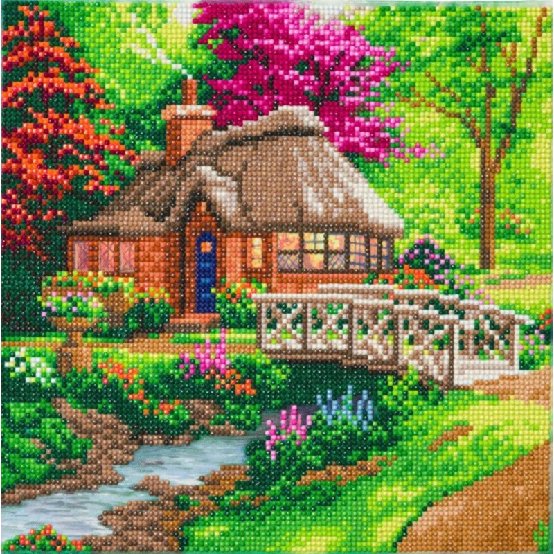 Crystal Art 30X30 Friendship Cottage