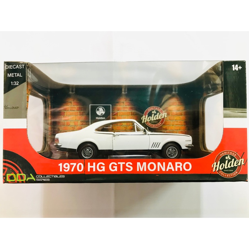 D/C 1:32 1970 Hg Gts 350 Monaro White