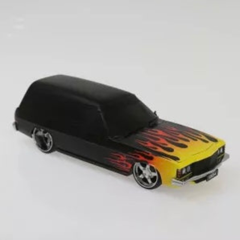 DDA 1:24 BLACK W/FLAMES HJ HOLDEN LIGHTS