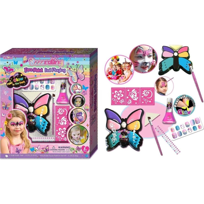 DECORATING FACE PAINT AND NAILS