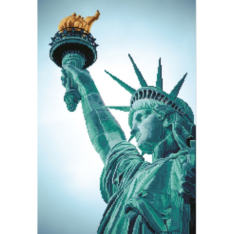 DIAMOND DOTZ MED STATUE OF LIBERTY