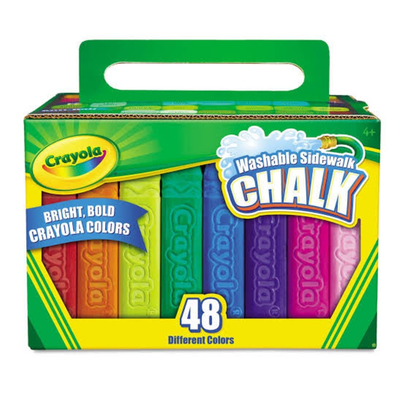 CRAYOLA CHALK 48CT SIDEWALK CHALK
