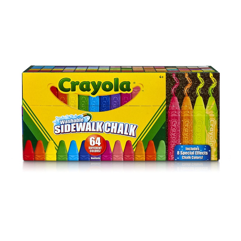 Crayola Chalk 64Ct Sidewalk
