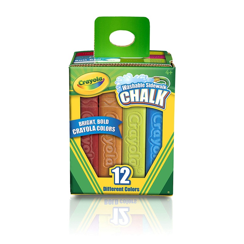 CRAYOLA CHALK SIDEWALK BOX 12PC