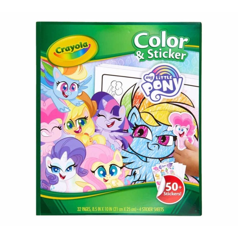 Crayola Color & Sticker Book Mlp