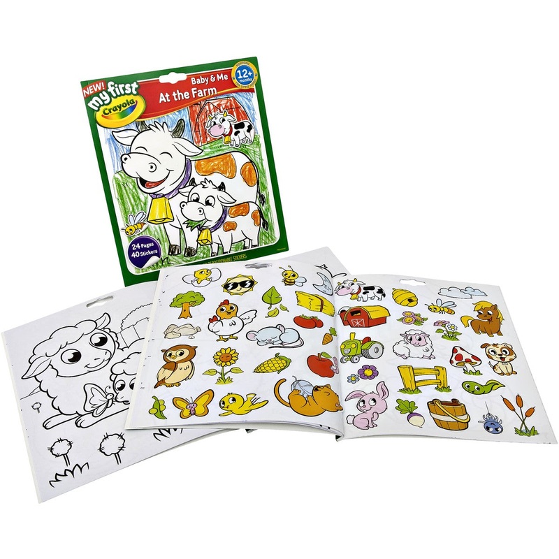 CRAYOLA COLOR & STICKER BOOK MY FIRST