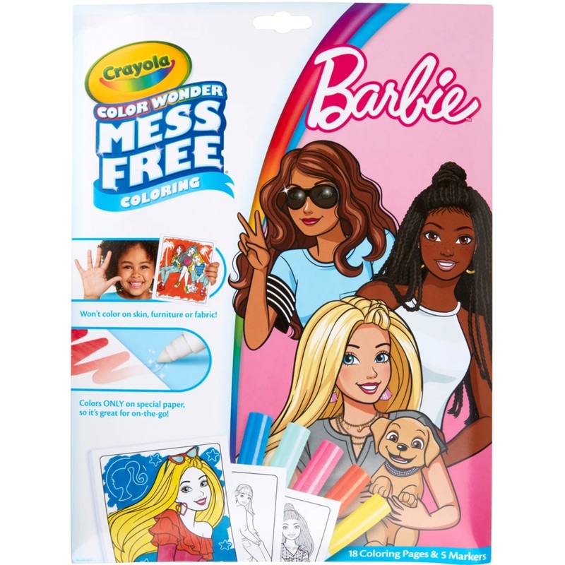 CRAYOLA COLOR WONDER FOLDALOPE BARBIE