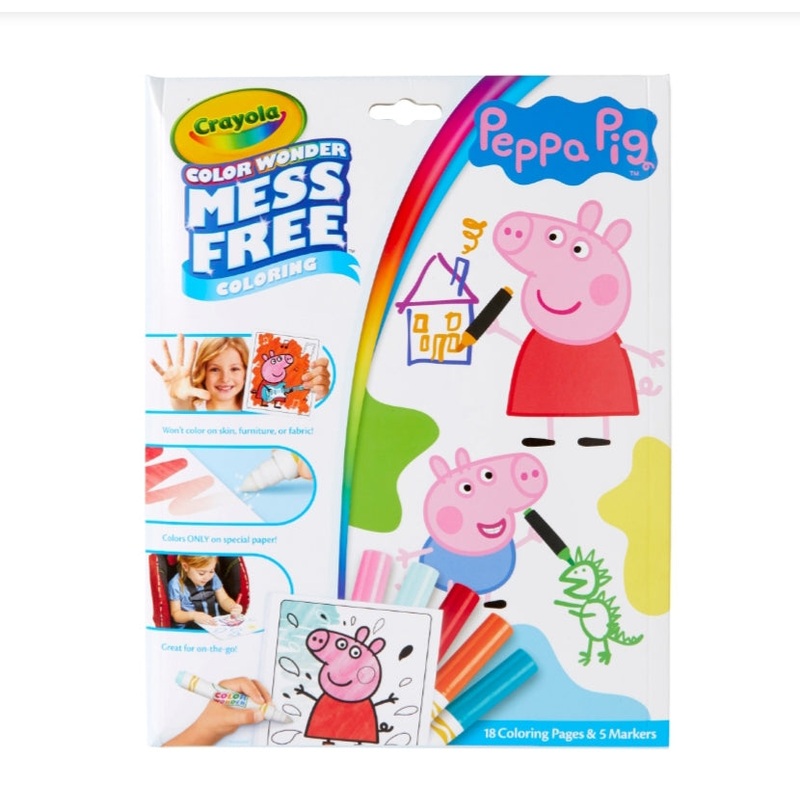 CRAYOLA COLOR WONDER FOLDALOPE PEPPA PIG