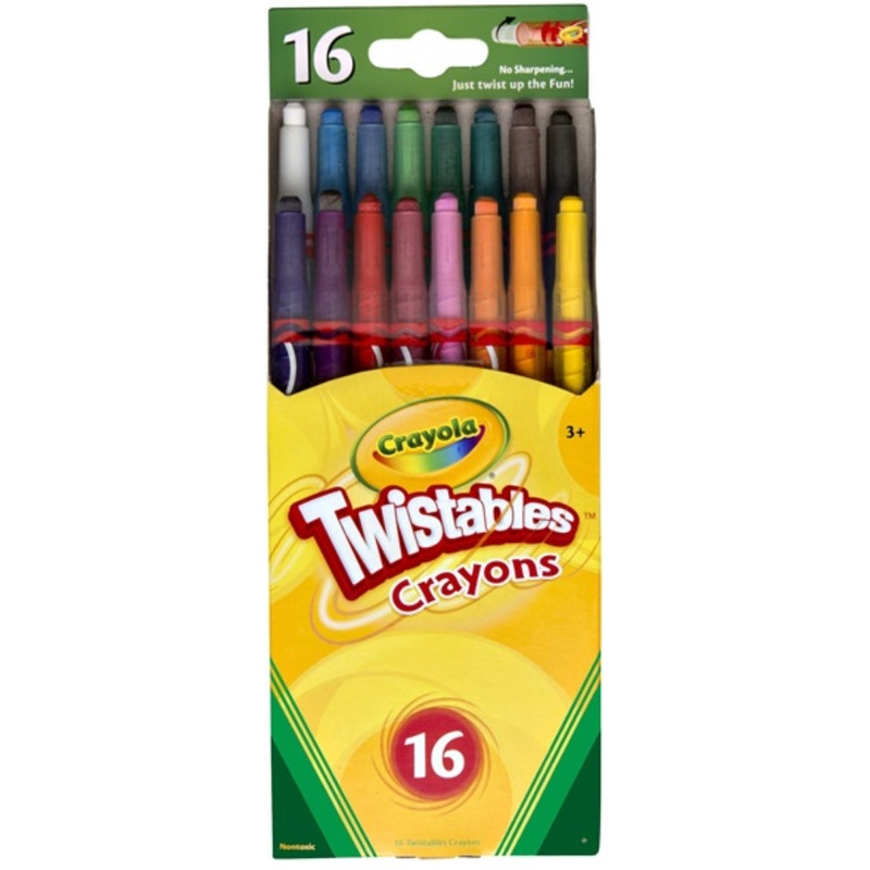 CRAYOLA CRAYONS TWISTABLE 16CT