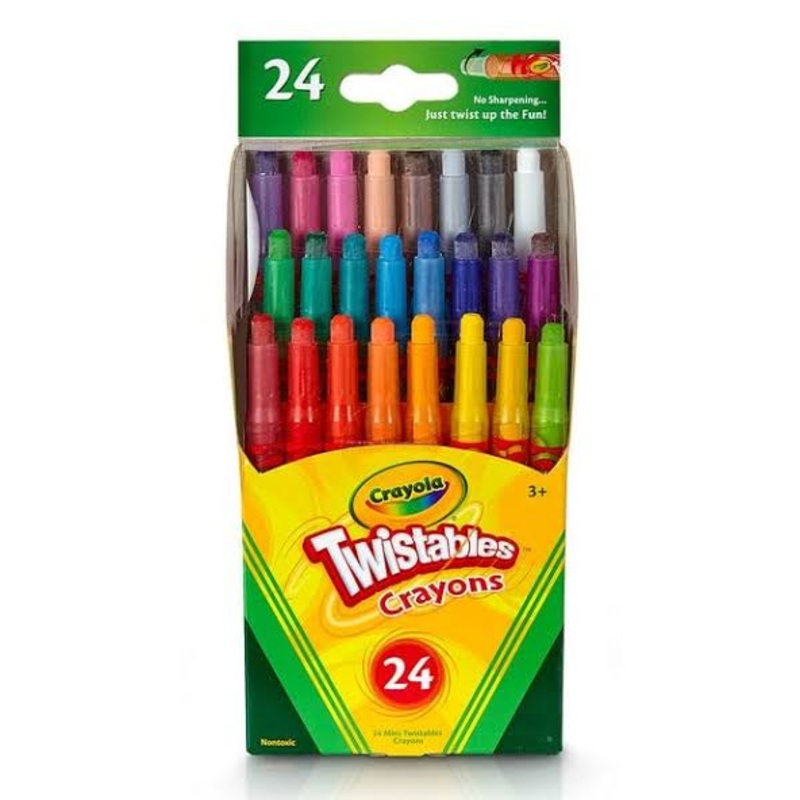 CRAYOLA CRAYONS TWISTABLE MINI 24