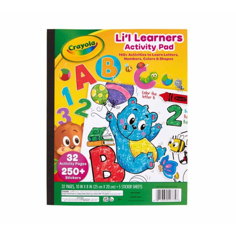 CRAYOLA LI'L LEARNERS ACTIVITY PAD