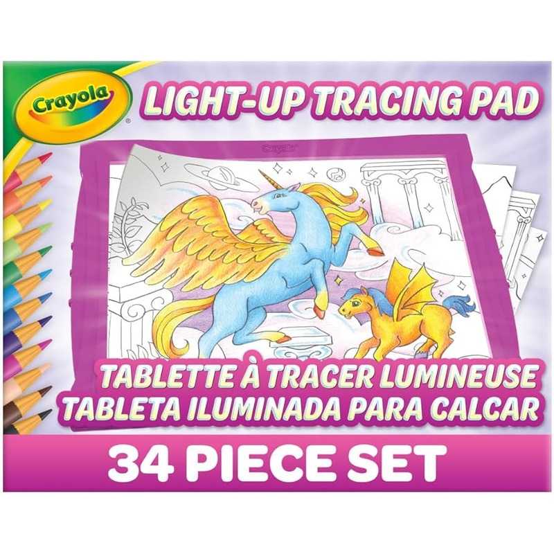 CRAYOLA LIGHT UP TRACING PAD UNICORN