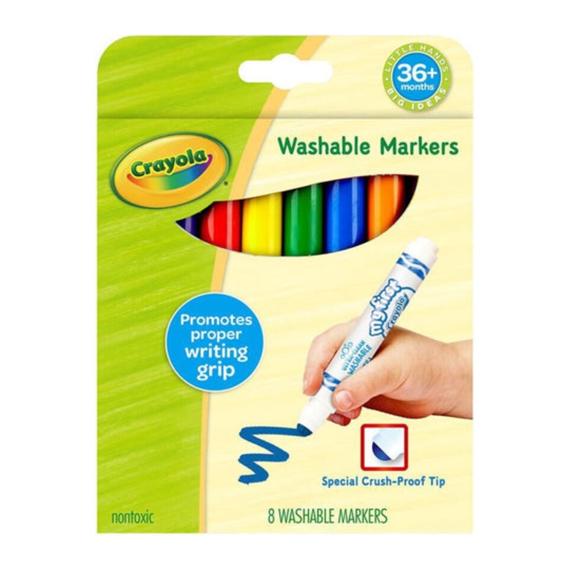 CRAYOLA MARKER 8PK MY FIRST 811324