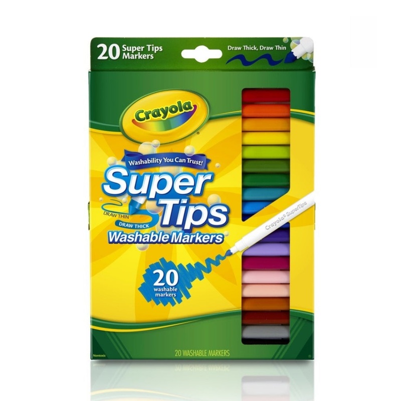CRAYOLA MARKER SUPER TIPS 20