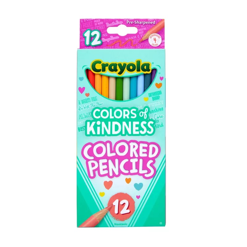 CRAYOLA PENCILS  COLORED 12 PKT COK