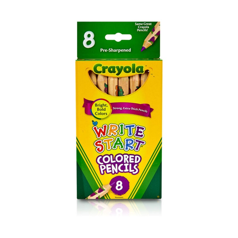 Crayola Pencils Colored Write Start 8Ct
