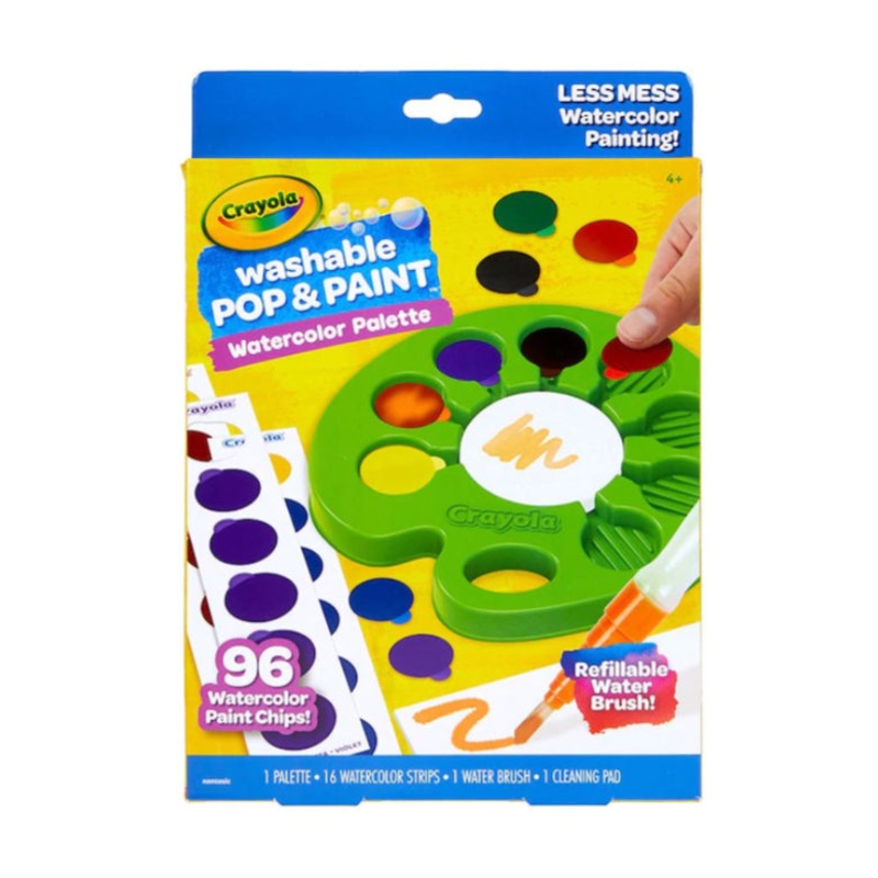 Crayola Pop & Paint Watercolor Palette