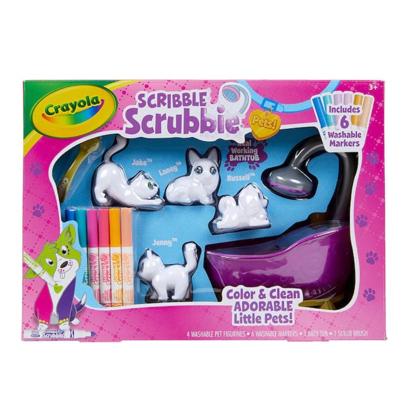 Crayola Scribble Scrubbie Bath Tub P/Set