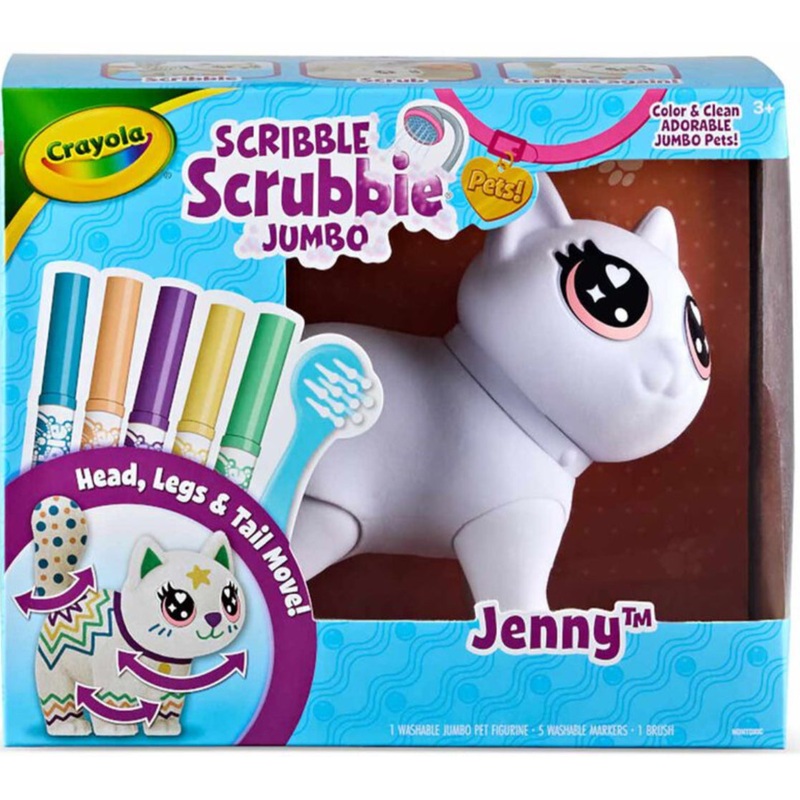 CRAYOLA SCRIBBLE SCRUBBIE JUMBO JENNY