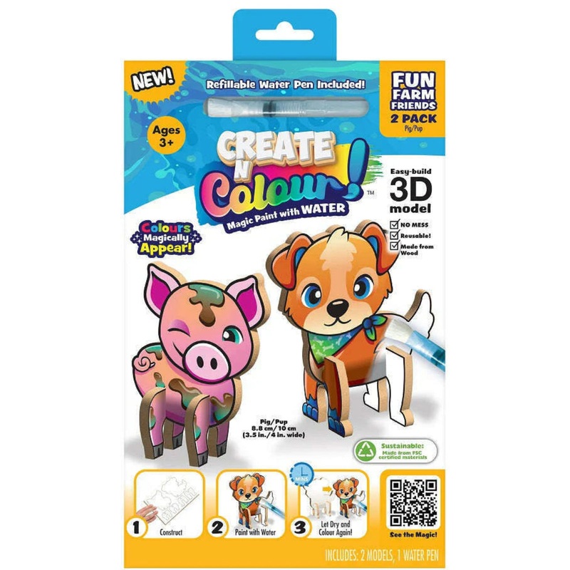 CREATE N COLOR A5 TAKE ALONG FUN FARM