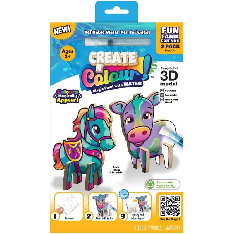 CREATE N COLOUR FUN FARM FRIENDS