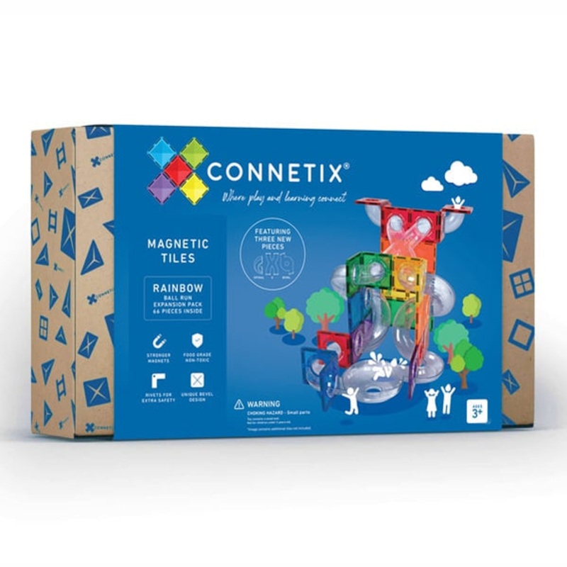 CONNETIX RAINBOW BALL RUN EXPANS 66PC