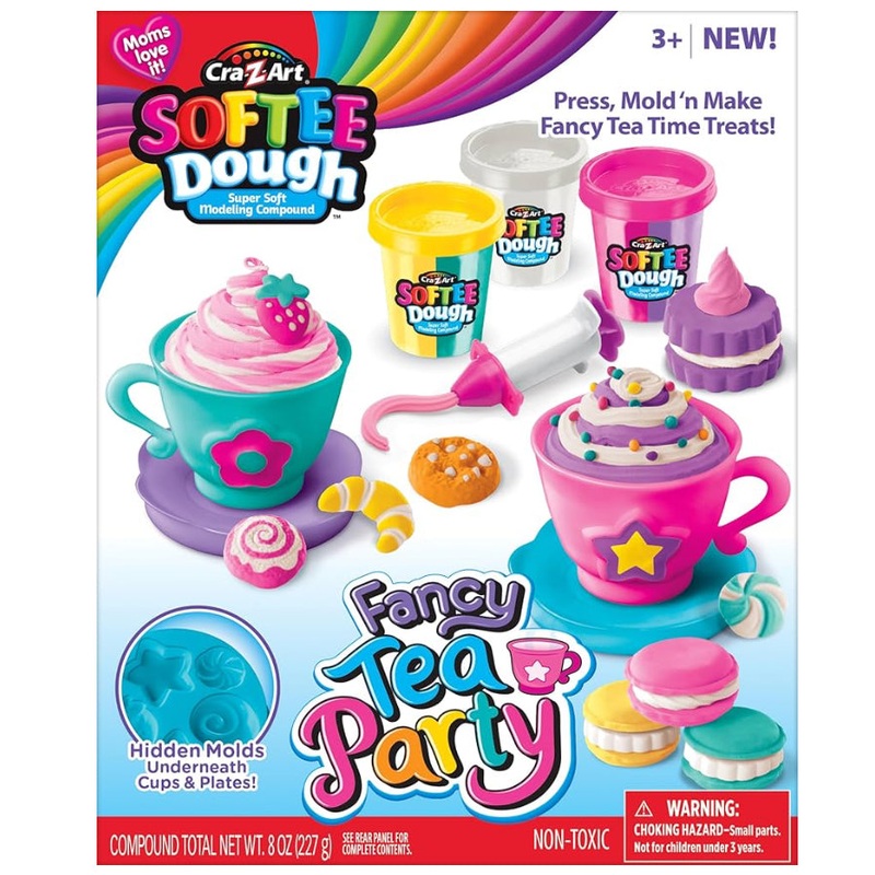 CRA-Z-ART SOFTEE DOUGH FANCY TEA PARTY
