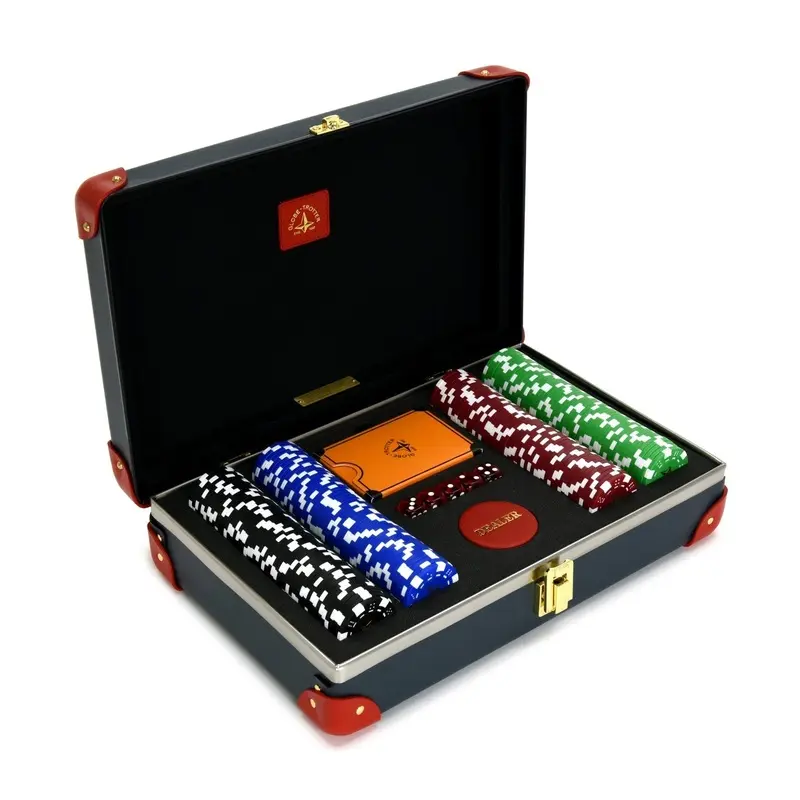 Centenary  Poker Set | Navy/Red