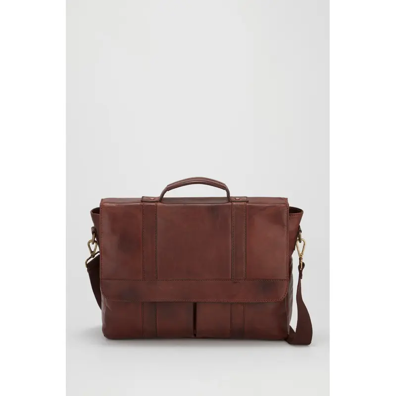 Flynn Leather Briefcase