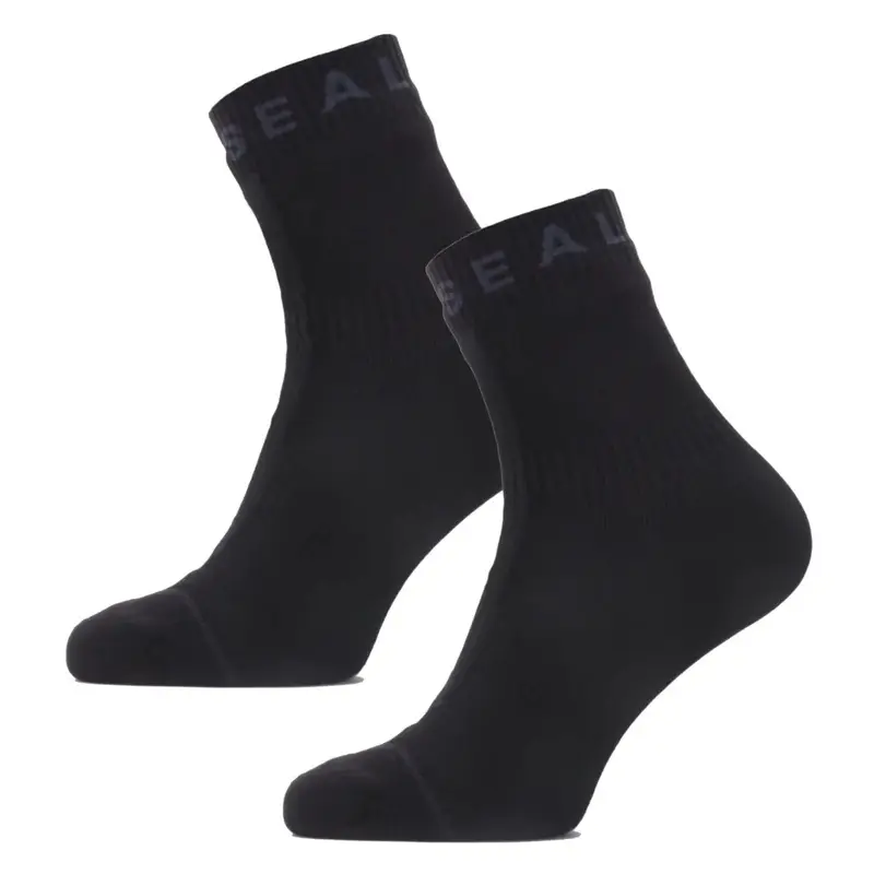 Sealskinz Waterproof All Weather Ankle Length Sock with Hydrostop - Black - X-Large