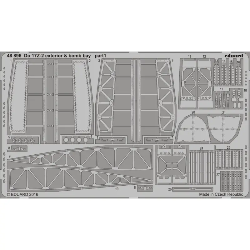1/48 Do 17Z-2 Exterior & Bomb Bay (ICM 48244)