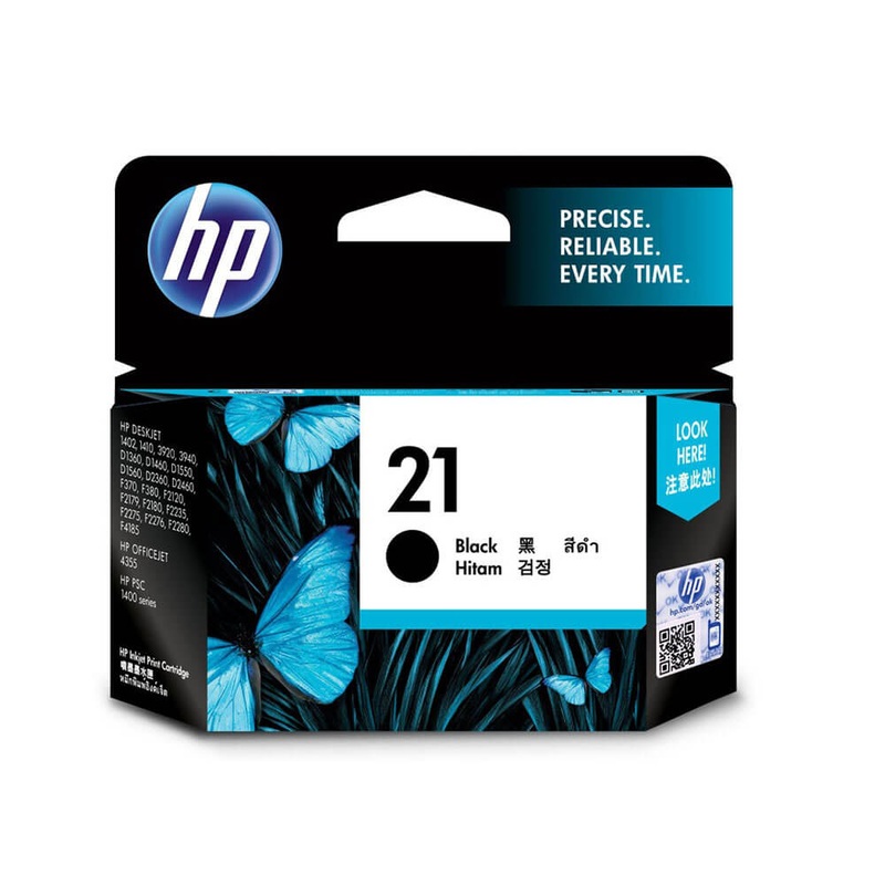 Cartouche  jet d'encre HP 21 (noir)