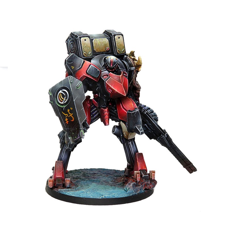 Infinity combine des miniatures de l'arme Raicho Brigade blind