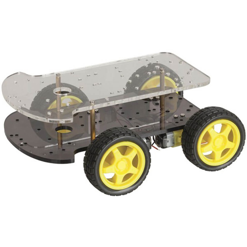 Kit programmable de robotique de chssis  moteur  3 roues