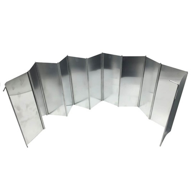 Pare-brise en aluminium pour pole de camping (1100x250 mm)